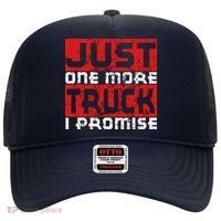 Just One More Truck I Promise Funny Distressed Hat thumb 0
