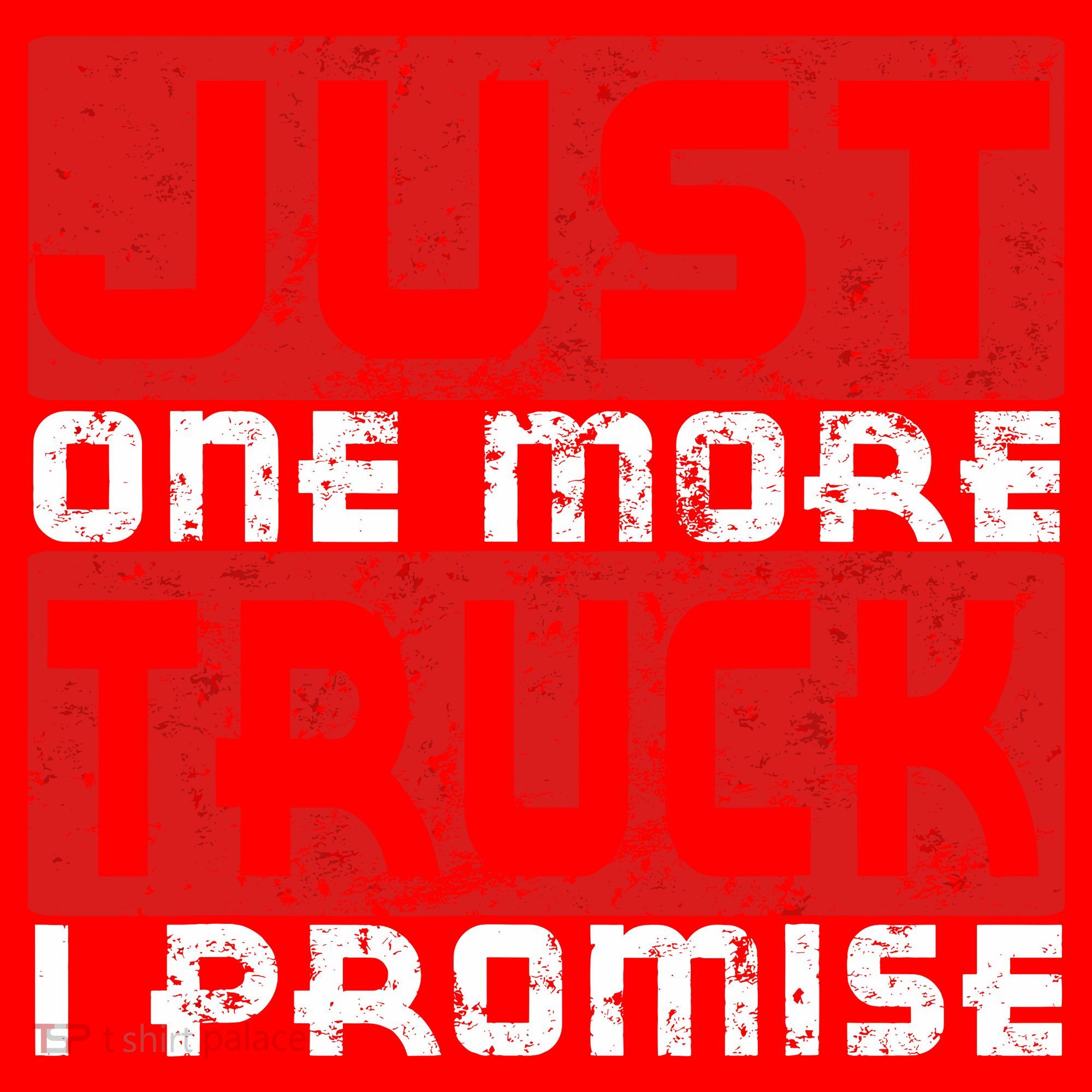Just One More Truck I Promise Funny Distressed Santa Hat