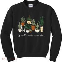 Just One More Plant Gardening Funny Plant Lady Lover Kids Sweatshirt thumb 0
