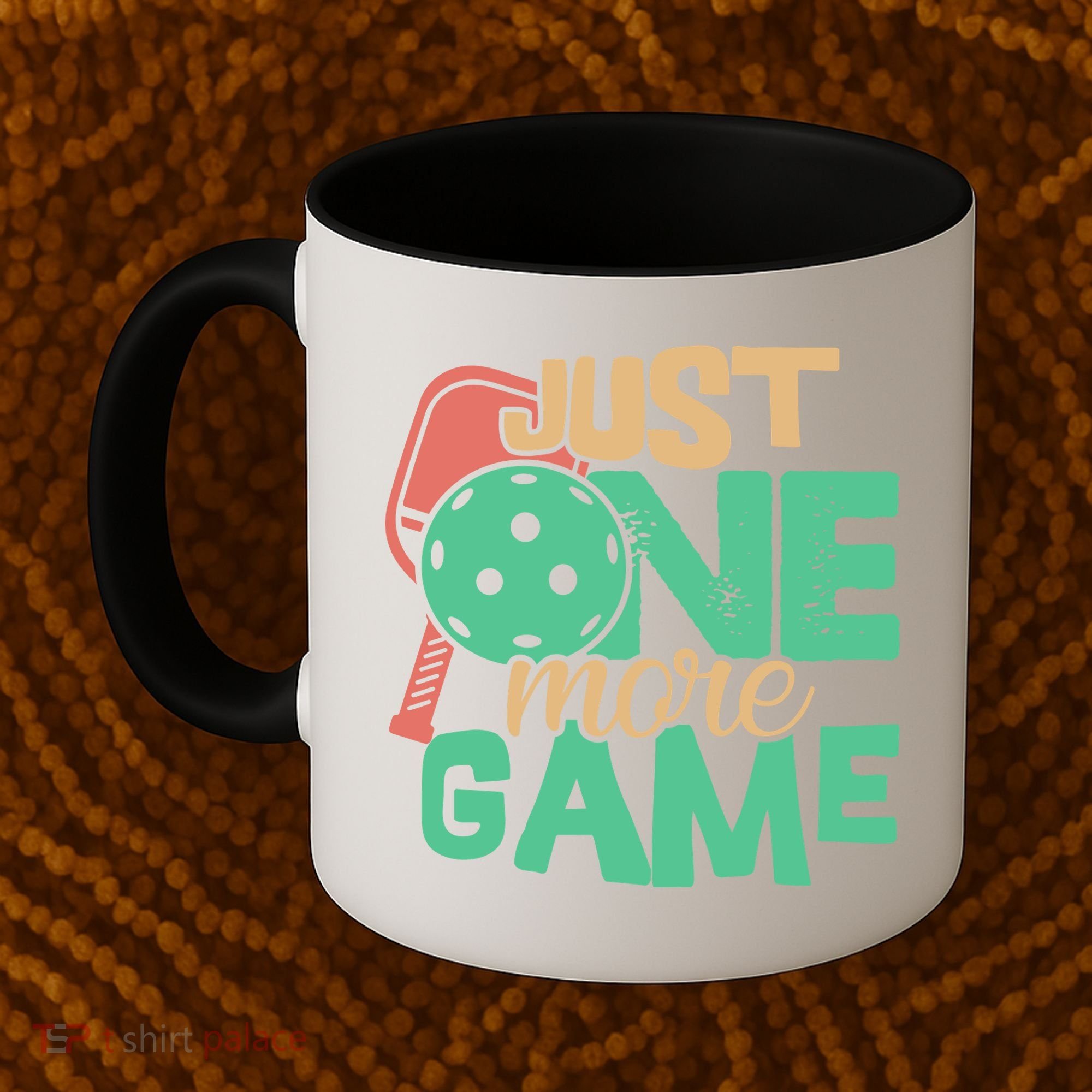 Just One More Game Pickleball Gift For Team Sport Coffee Mug