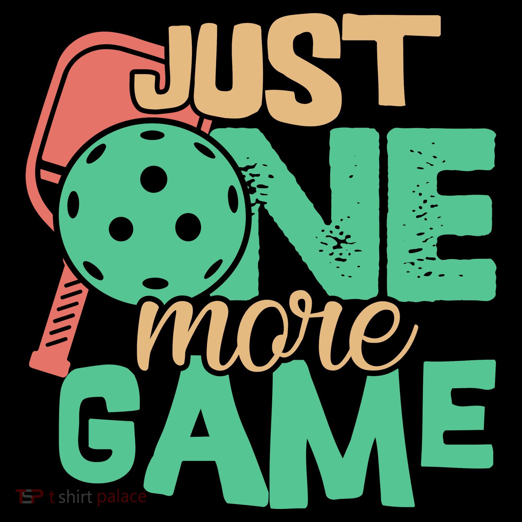 Just One More Game Pickleball Gift For Team Sport Coffee Mug