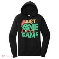 Just One More Game Pickleball Gift For Team Sport Women's Hoodie thumb 0