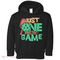 Just One More Game Pickleball Gift For Team Sport Toddler Hoodie thumb 0