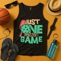 Just One More Game Pickleball Gift For Team Sport Tank Top thumb 4