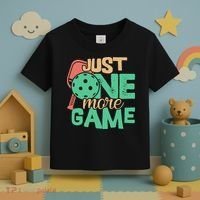 Just One More Game Pickleball Gift For Team Sport Toddler T-Shirt thumb 3