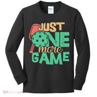 Just One More Game Pickleball Gift For Team Sport Kids Long Sleeve Shirt thumb 0