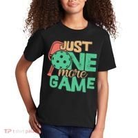Just One More Game Pickleball Gift For Team Sport Kids T-Shirt thumb 2