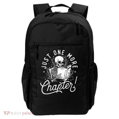 Just One More Chapter Skeleton Reader Reading Book Lover Backpack