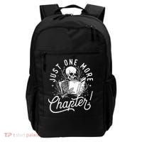 Just One More Chapter Skeleton Reader Reading Book Lover Backpack thumb 0