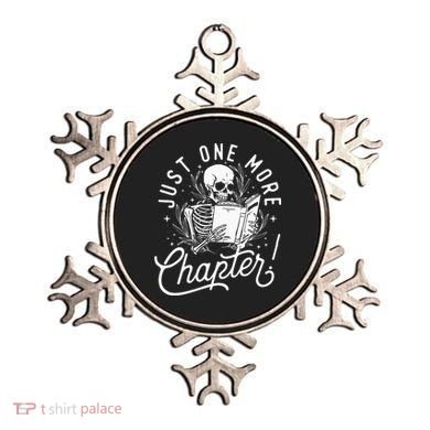 Just One More Chapter Skeleton Reader Reading Book Lover Ornament