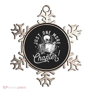 Just One More Chapter Skeleton Reader Reading Book Lover Ornament