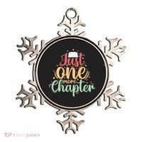 Just One More Chapter” Book Lovers Day Gift Ornament thumb 0