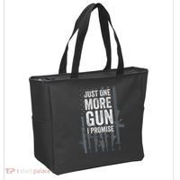 Just One More Gun I Promise Funny Guns Lover Gift Tote Bag thumb 2