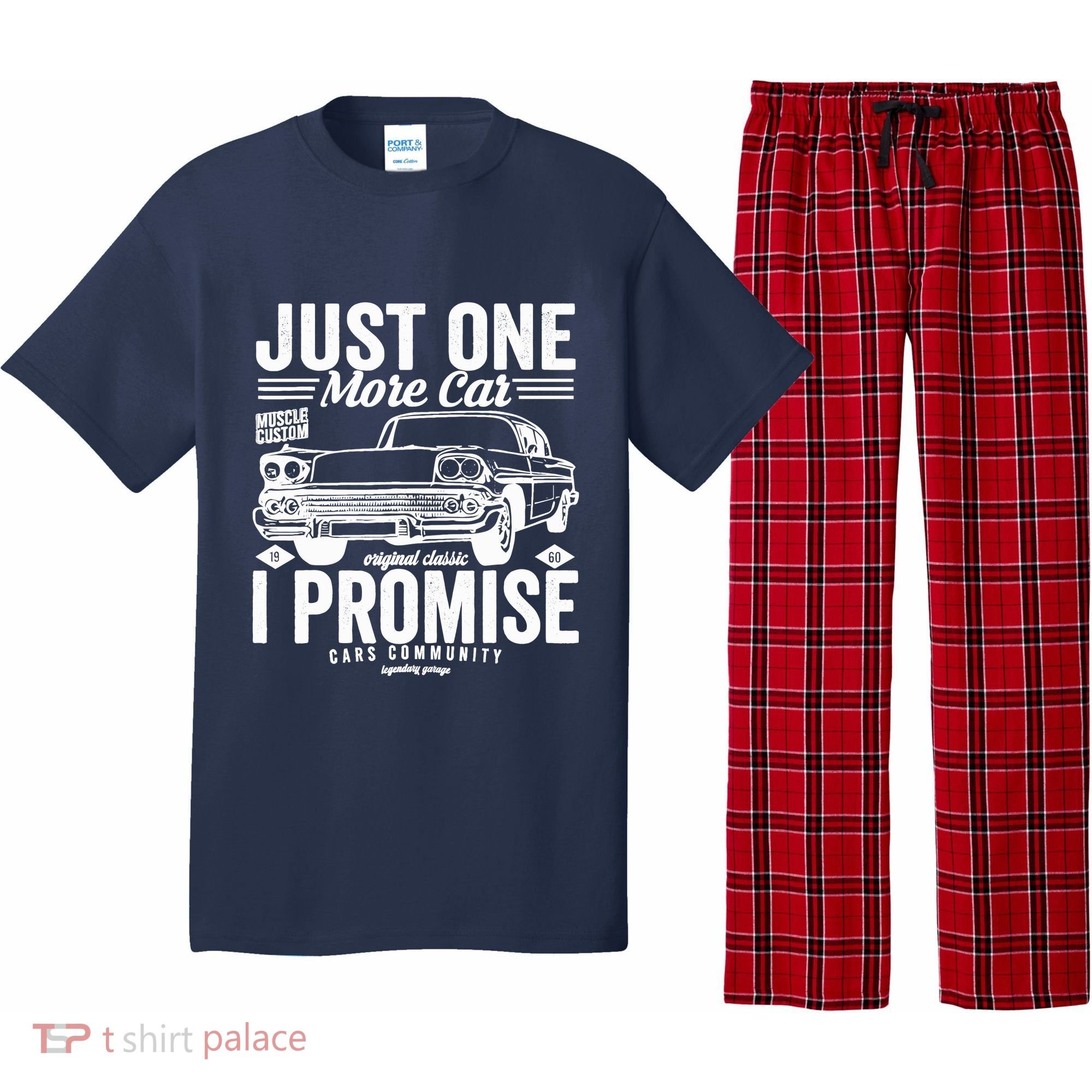 Just One More Car I Promise Funny Present For Car Pajama Set