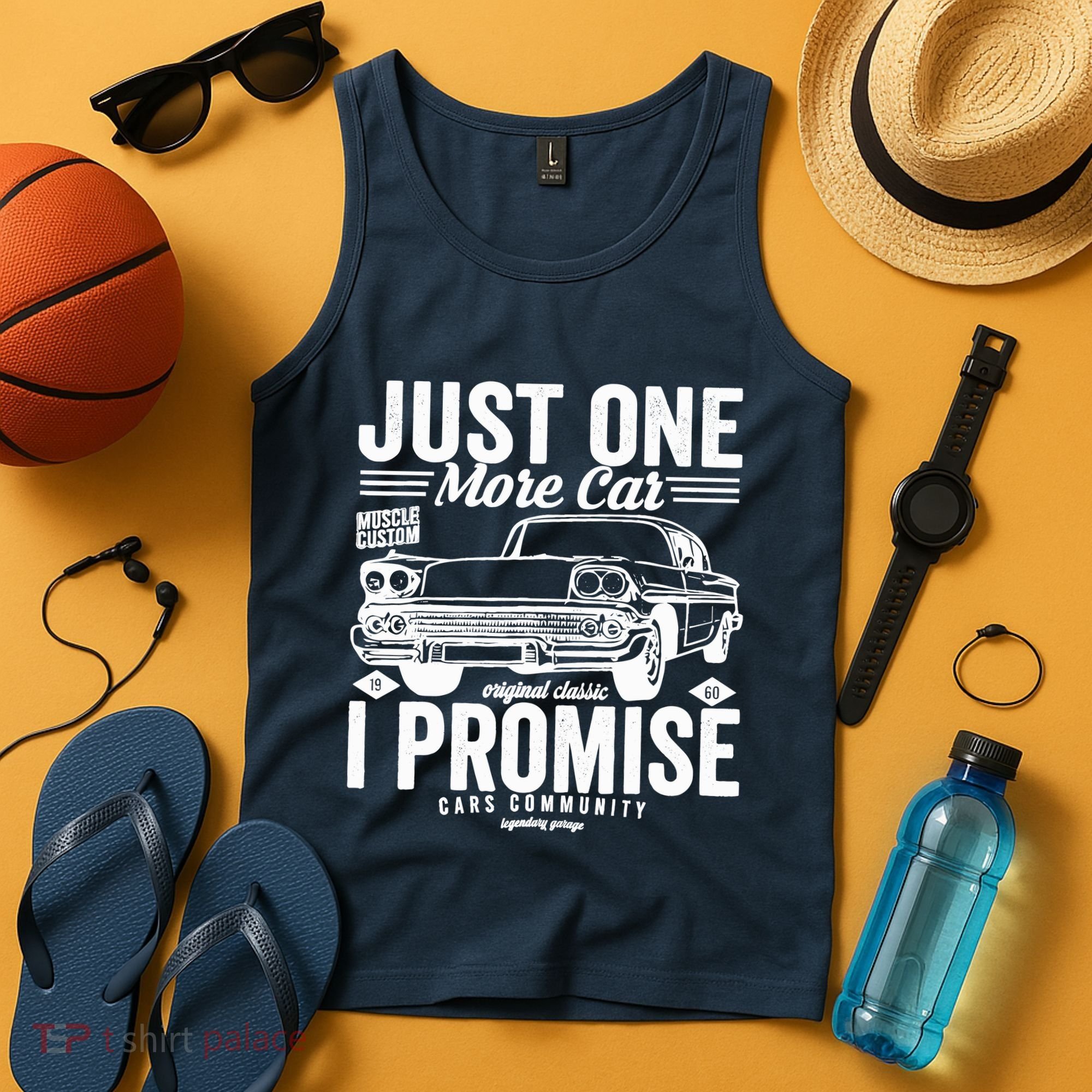 Just One More Car I Promise Funny Present For Car Tank Top