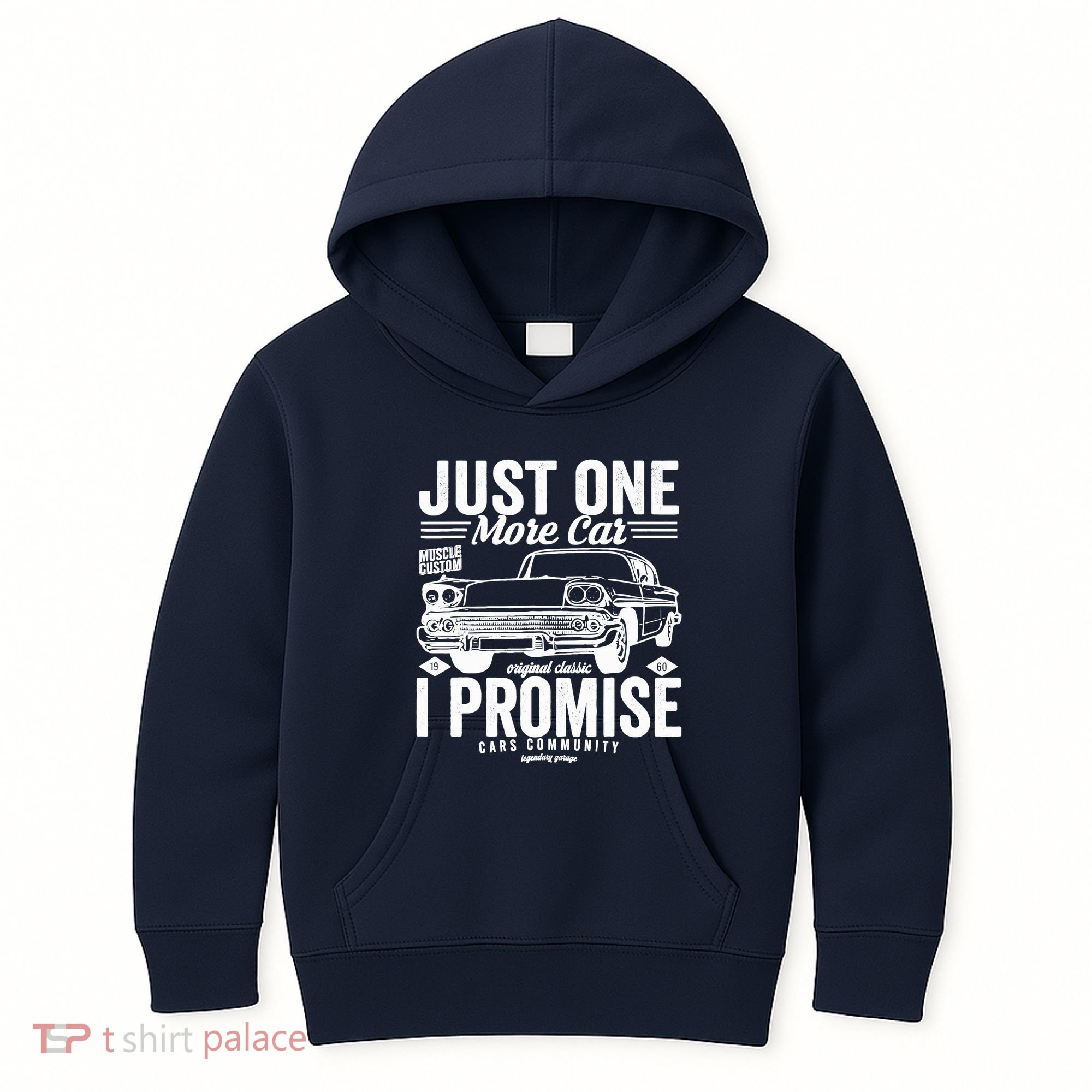 Just One More Car I Promise Funny Present For Car Kids Hoodie