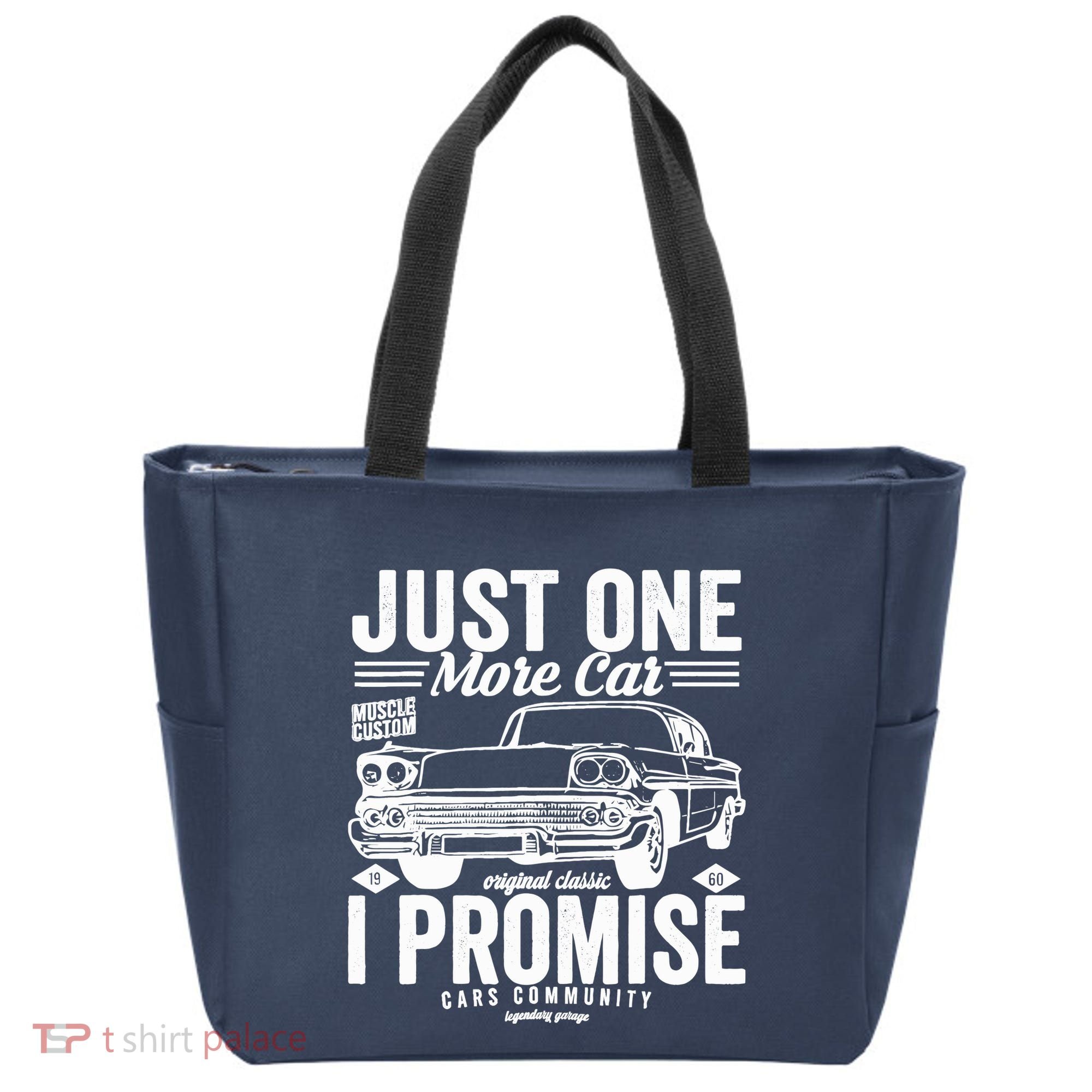 Just One More Car I Promise Funny Present For Car Tote Bag