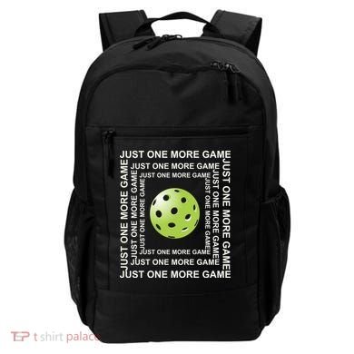 Just One More Game Square | Fun Pickleball Backpack