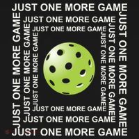 Just One More Game Square | Fun Pickleball Backpack thumb 2