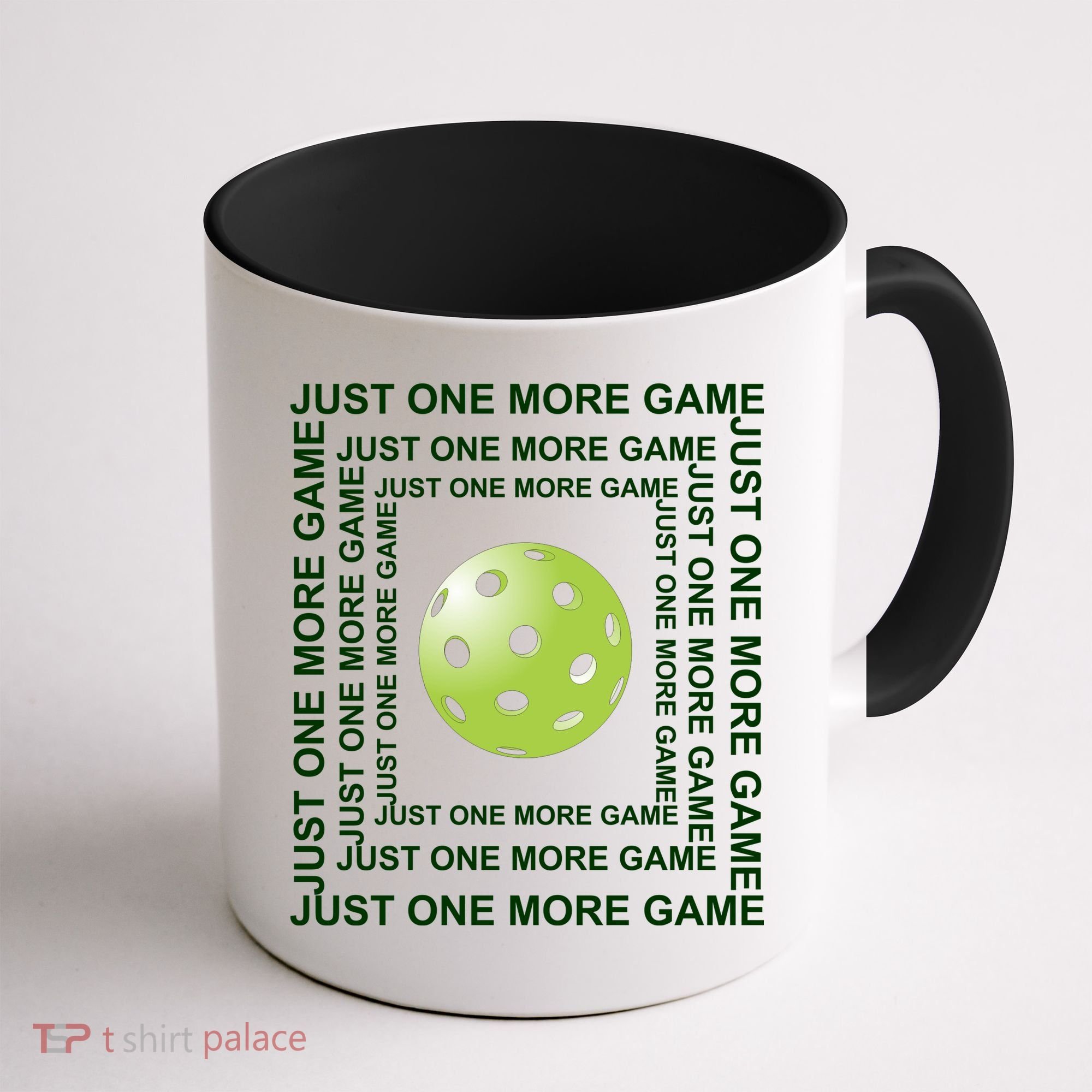 Just One More Game Square | Fun Pickleball Coffee Mug