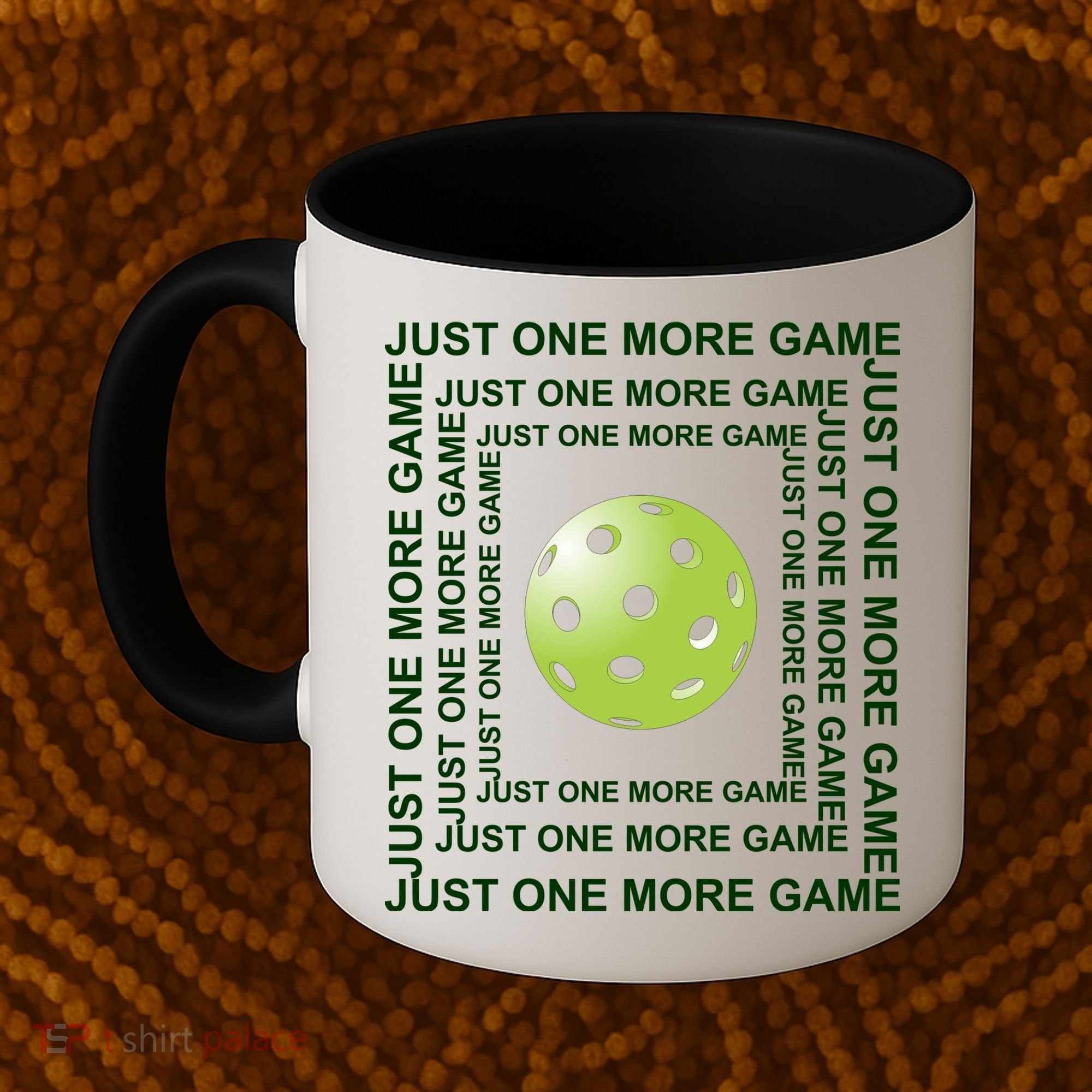Just One More Game Square | Fun Pickleball Coffee Mug
