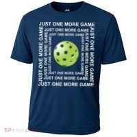Just One More Game Square | Fun Pickleball Cooling Performance Crew T-Shirt thumb 0