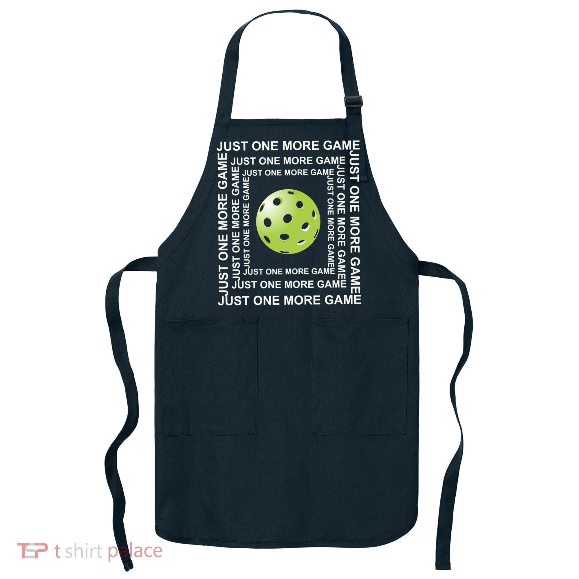 Just One More Game Square | Fun Pickleball Apron