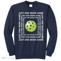 Just One More Game Square | Fun Pickleball Sweatshirt thumb 0