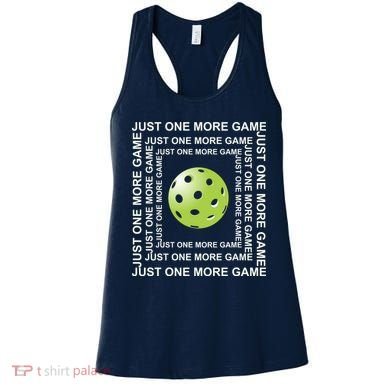 Just One More Game Square | Fun Pickleball Women's Tank Top