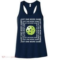 Just One More Game Square | Fun Pickleball Women's Tank Top thumb 0