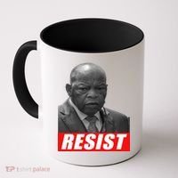 Jon Lewis Resist Coffee Mug thumb 0