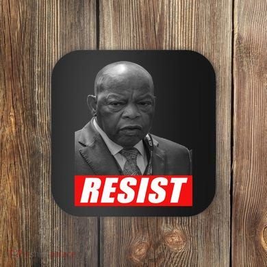 Jon Lewis Resist Coaster