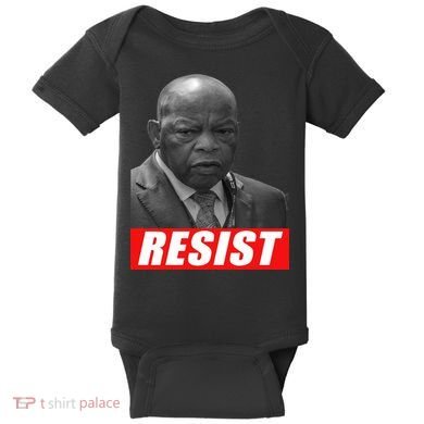 Jon Lewis Resist Baby Bodysuit