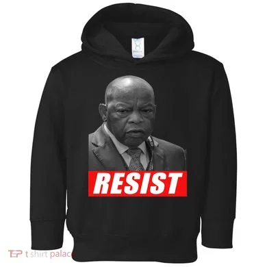 Jon Lewis Resist Toddler Hoodie