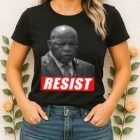 Jon Lewis Resist Women's T-Shirt thumb 2