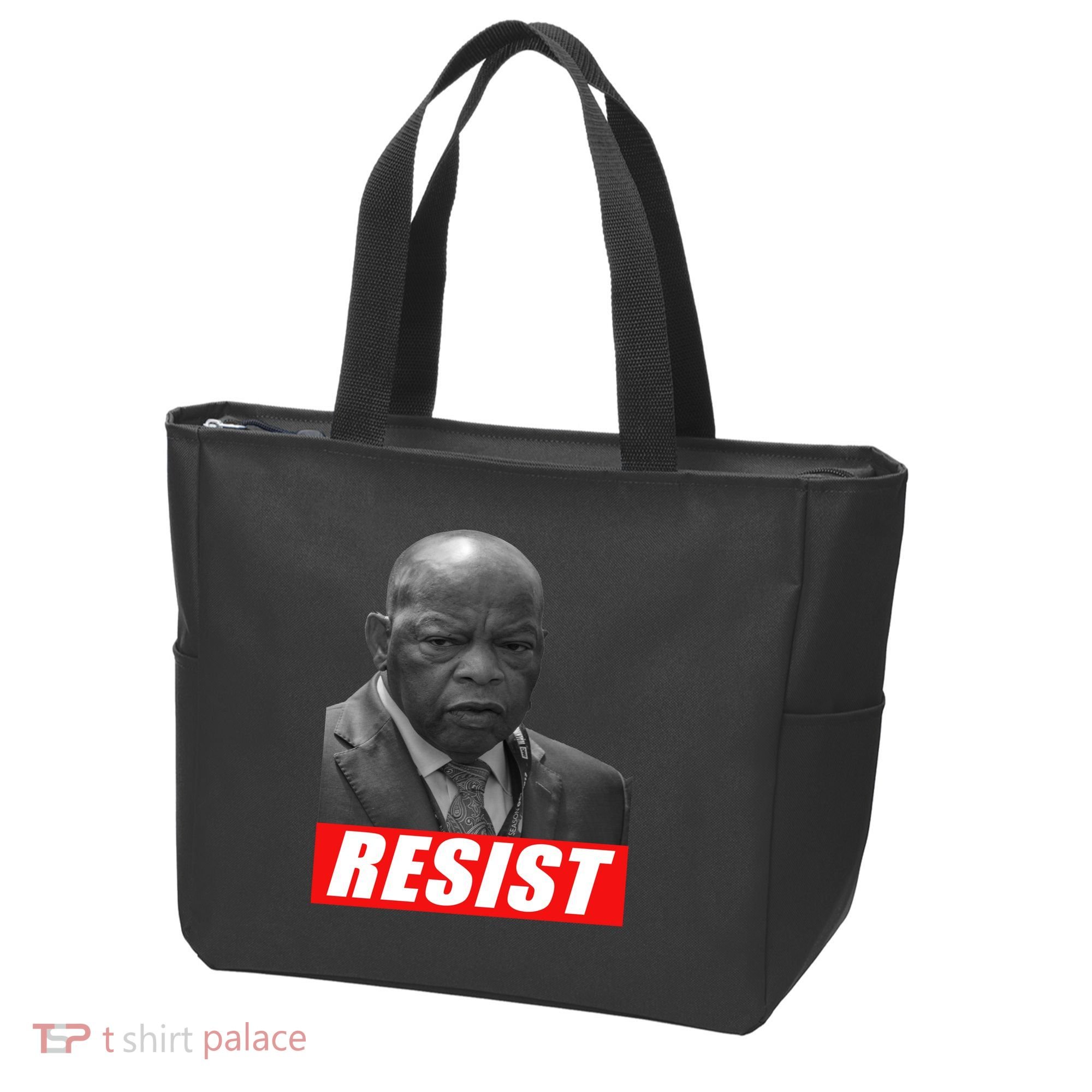 Jon Lewis Resist Tote Bag