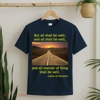 Julian Of Norwich All Shall Be Well Christian Heaven Hope T-Shirt thumb 2
