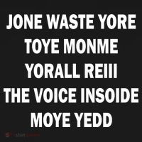 Jone Waste Yore Toye Monme Yorall RedIII T-Shirt thumb 7