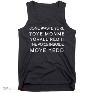 Jone Waste Yore Toye Monme Yorall RedIII Funny Tank Top
