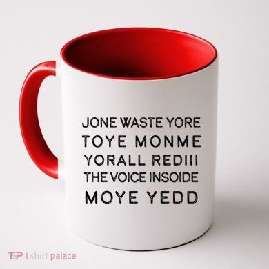 Jone Waste Yore Toye Monme Yorall RedIII Funny Coffee Mug