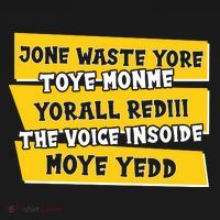 Jone Waste Yore Toye Monme Yorall Rediii The Voice InSoide Moye Yedd Women's Hoodie thumb 2