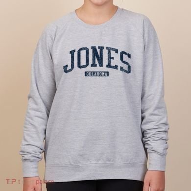 Jones Oklahoma Ok College Style Blue Women's Sweatshirt