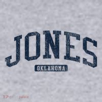 Jones Oklahoma Ok College Style Blue Women's Sweatshirt thumb 2