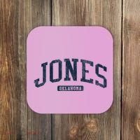 Jones Oklahoma Ok College Style Blue Coaster thumb 0