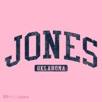 Jones Oklahoma Ok College Style Blue Coaster thumb 2