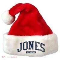 Jones Oklahoma Ok College Style Blue Santa Hat thumb 0