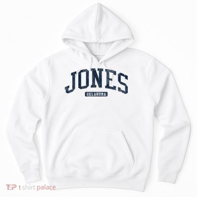 Jones Oklahoma Ok College Style Blue Hoodie