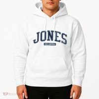 Jones Oklahoma Ok College Style Blue Hoodie thumb 2