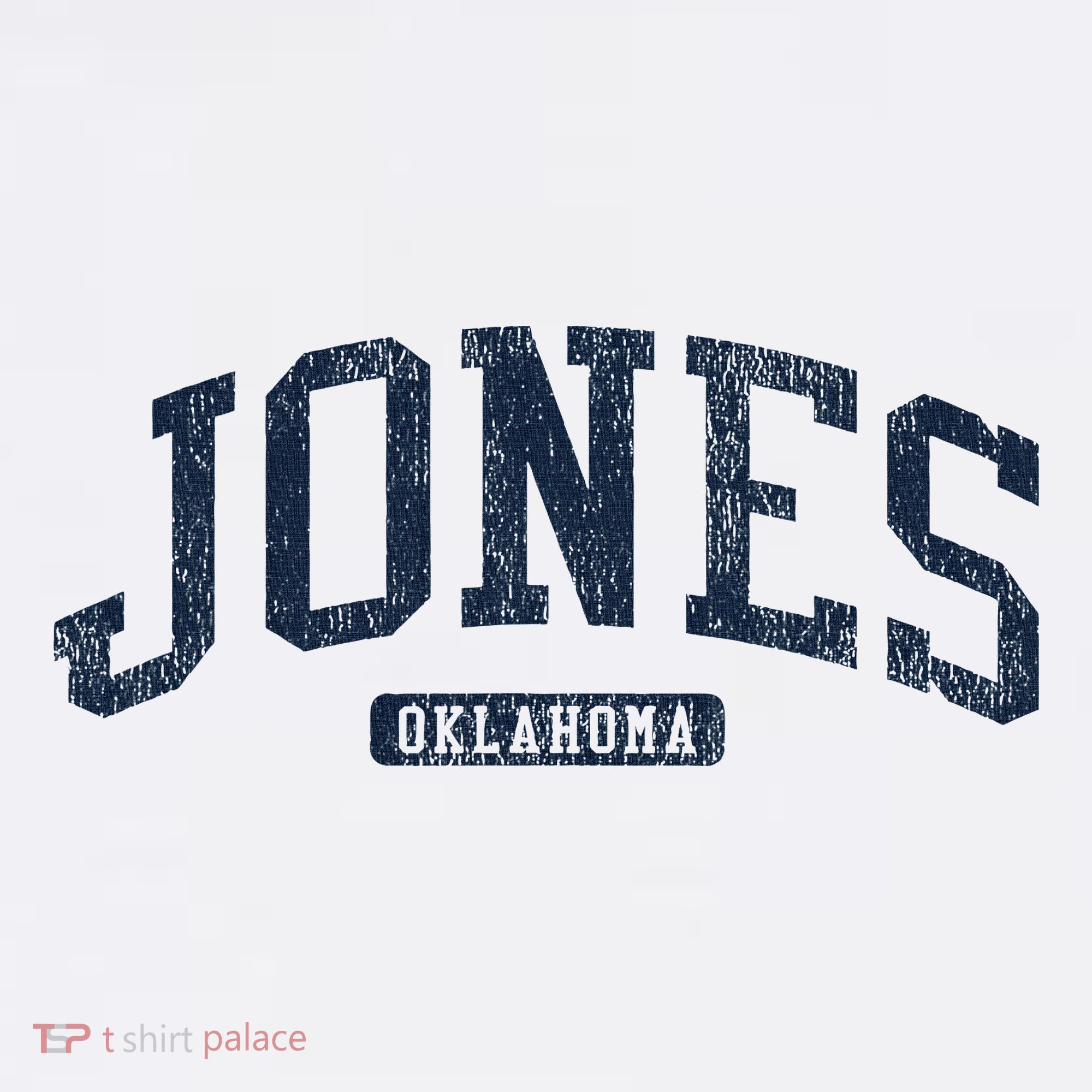 Jones Oklahoma Ok College Style Blue Apron