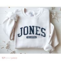 Jones Oklahoma Ok College Style Blue Sweatshirt thumb 2